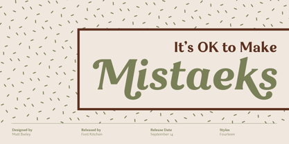 Latte Font Poster 4