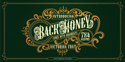 Back Honey Font Poster 1