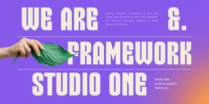 Unamel Font Poster 5
