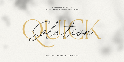 Marney Holland Font Poster 7