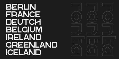 Ronta Font Poster 7