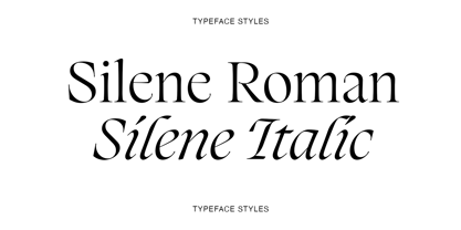 Silene Font Poster 2