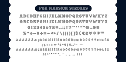 Fox Mansion Spot Font Poster 10
