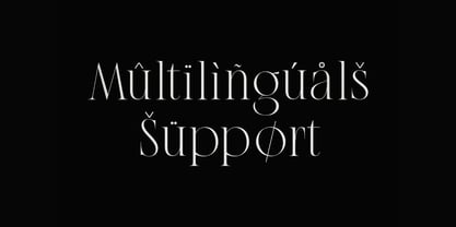 Aestica Font Poster 2