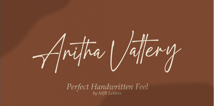 Belathine Signature Font Poster 5