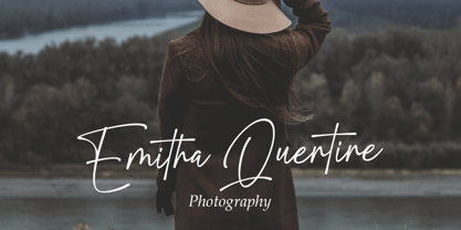 Belathine Signature Font Poster 11