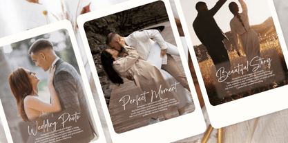 Belathine Signature Font Poster 8