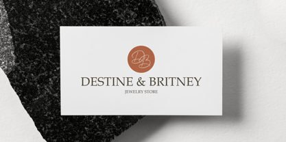 Belathine Signature Font Poster 4
