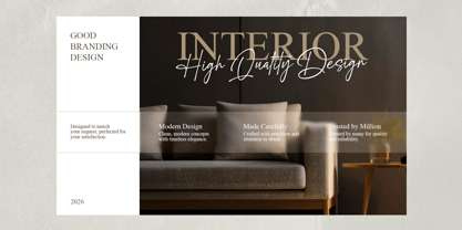 Belathine Signature Font Poster 6