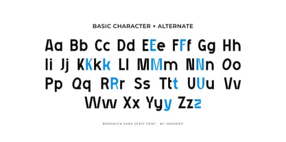 Broonick Font Poster 5