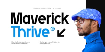 Broonick Font Poster 4