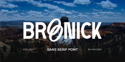 Broonick Font Poster 1