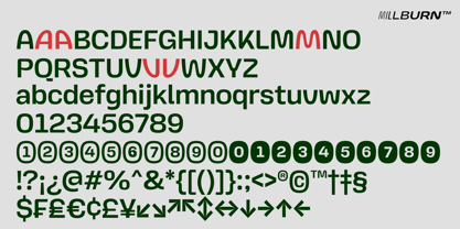 JT Millburn Font Poster 9
