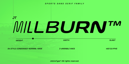 JT Millburn Font Poster 1