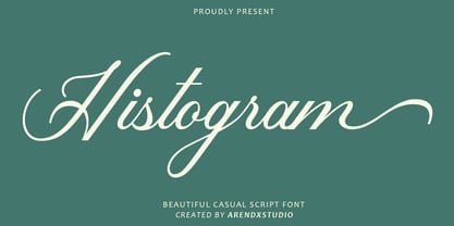 Histogram Font Poster 1