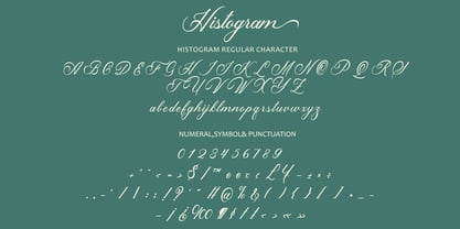 Histogram Font Poster 8