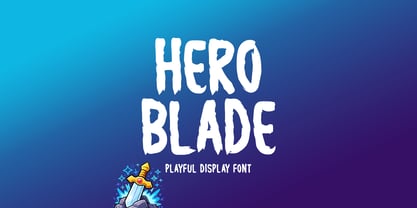 Hero Blade Font Poster 1