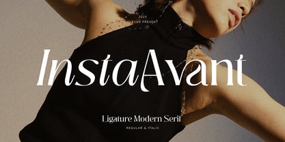 Insta Avant Font Poster 1