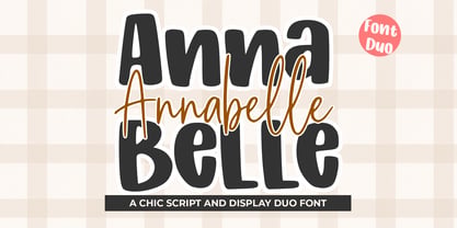 Annabelle Duo Font Poster 1