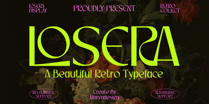 Losera Font Poster 1