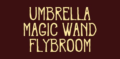 MC Lidomna Font Poster 2