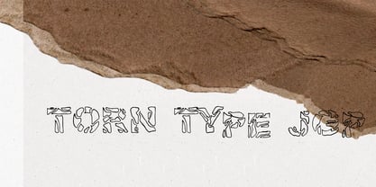 Torntypejgp Font Poster 1