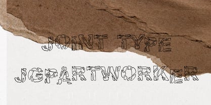 Torntypejgp Font Poster 2