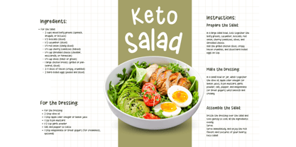Bad Recipe Font Poster 4