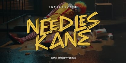 Needles Kane Font Poster 1