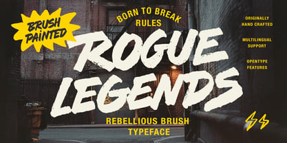Rogue Legends Font Poster 1