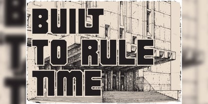 Brutalist Font Poster 4