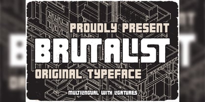 Brutalist Font Poster 1