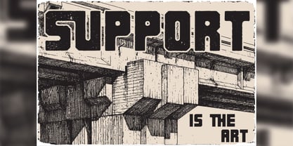 Brutalist Font Poster 6