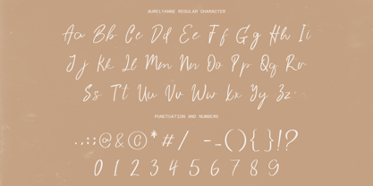 IT Aurelyanne Font Poster 5