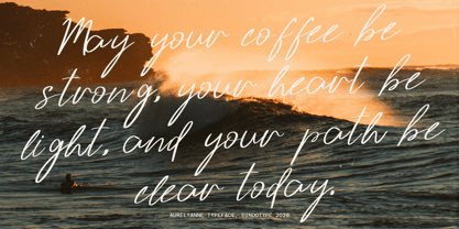 IT Aurelyanne Font Poster 6