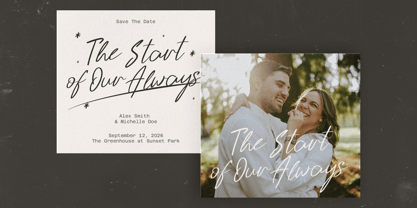 IT Aurelyanne Font Poster 3