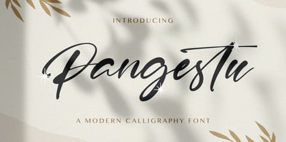 Pangestu Font Poster 1