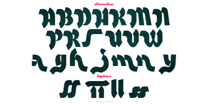 Misane Font Poster 9