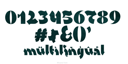 Misane Font Poster 7