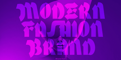 Misane Font Poster 6