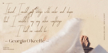 Makola Belvare Font Duo Font Poster 9