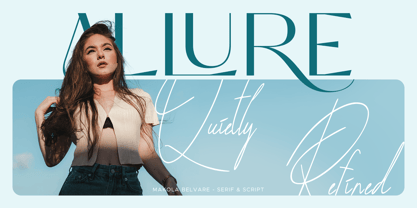 Makola Belvare Font Duo Font Poster 7