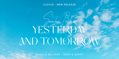 Makola Belvare Font Duo Font Poster 8