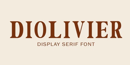 Diolivier Font Poster 5