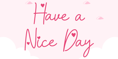 Aisha Valentine Font Poster 4