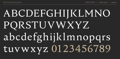 Nocturne Serif Font Poster 5