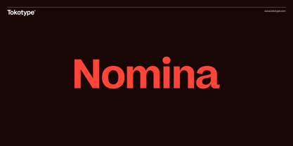 Nomina Font Poster 1