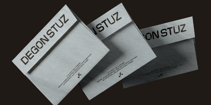 Degon stuz Font Poster 7