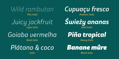 Graviola Font Poster 5