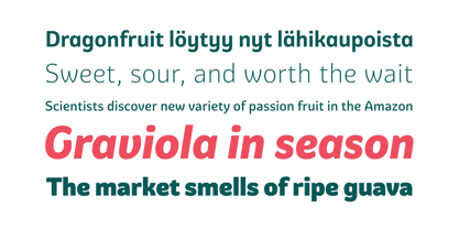 Graviola Font Poster 8
